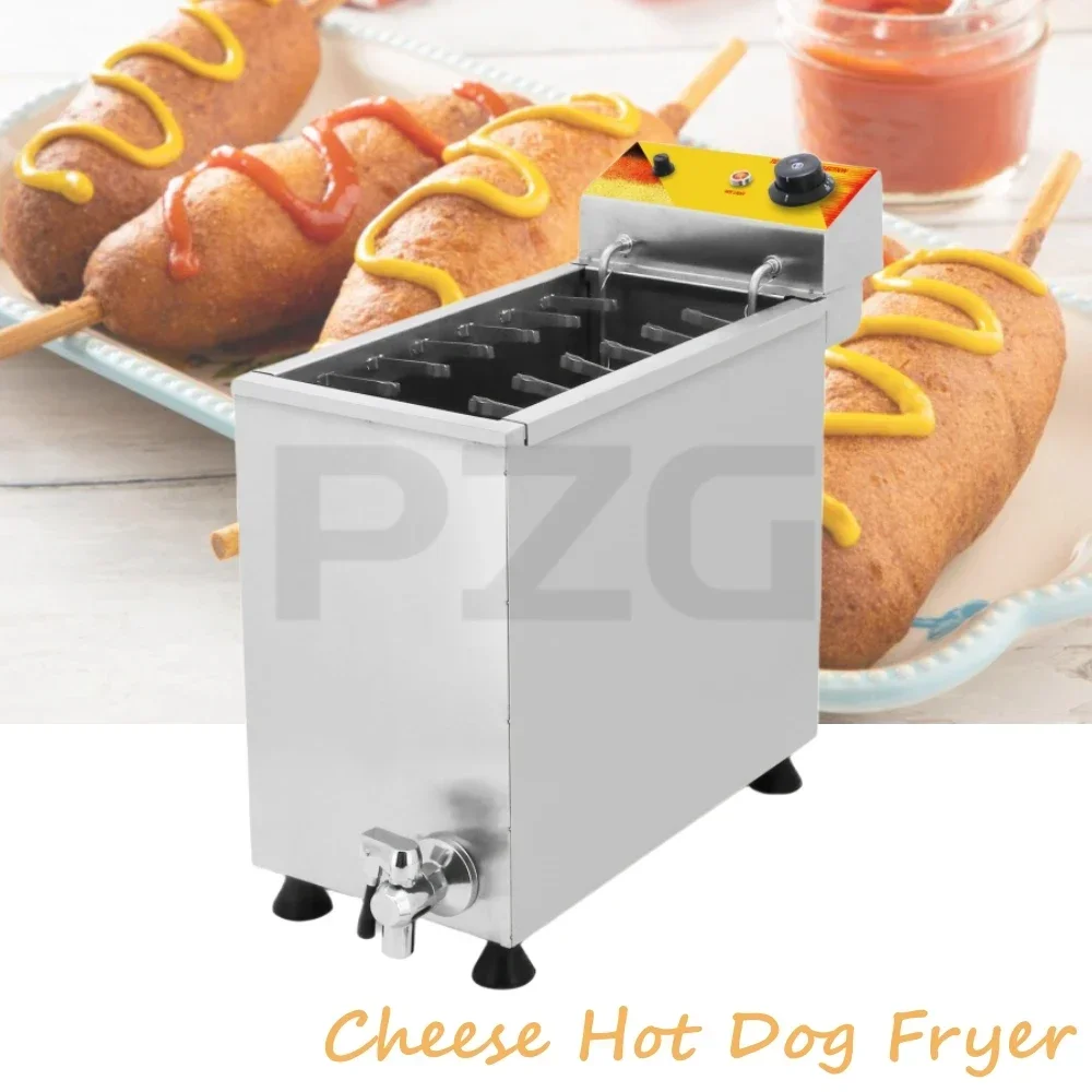 Corn Dog Stick - Büyük Kapasiteli Elektrikli Fritöz Ticari Kore