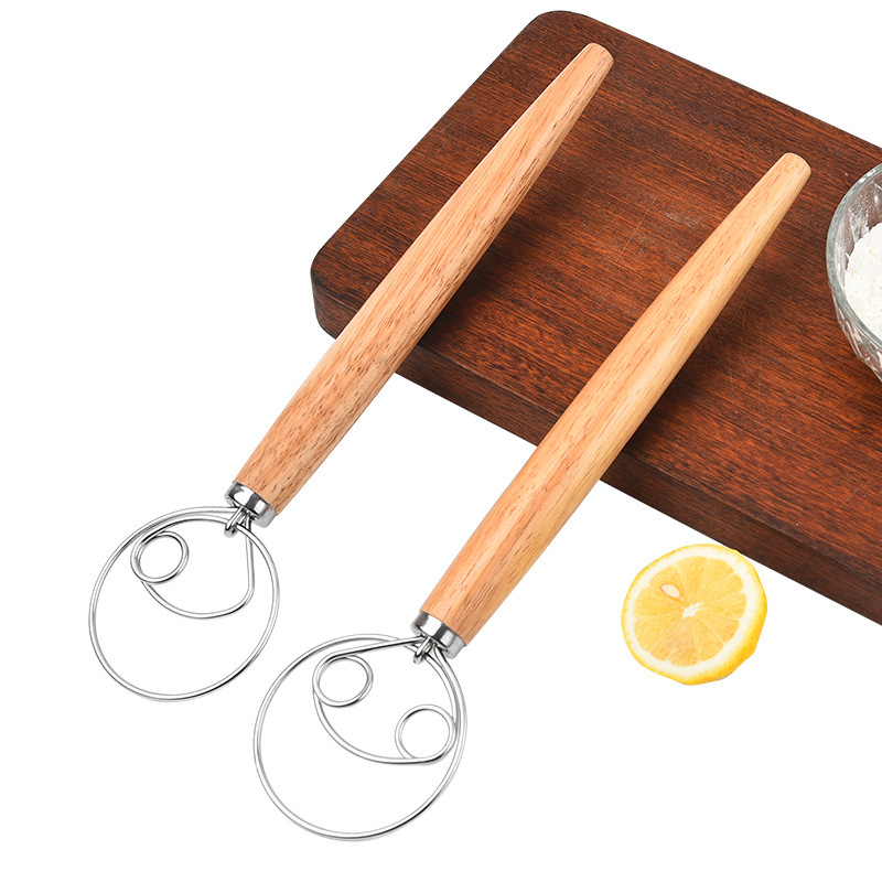 Danish Pancake Pan - 8 adet 13 inç meşe kolu