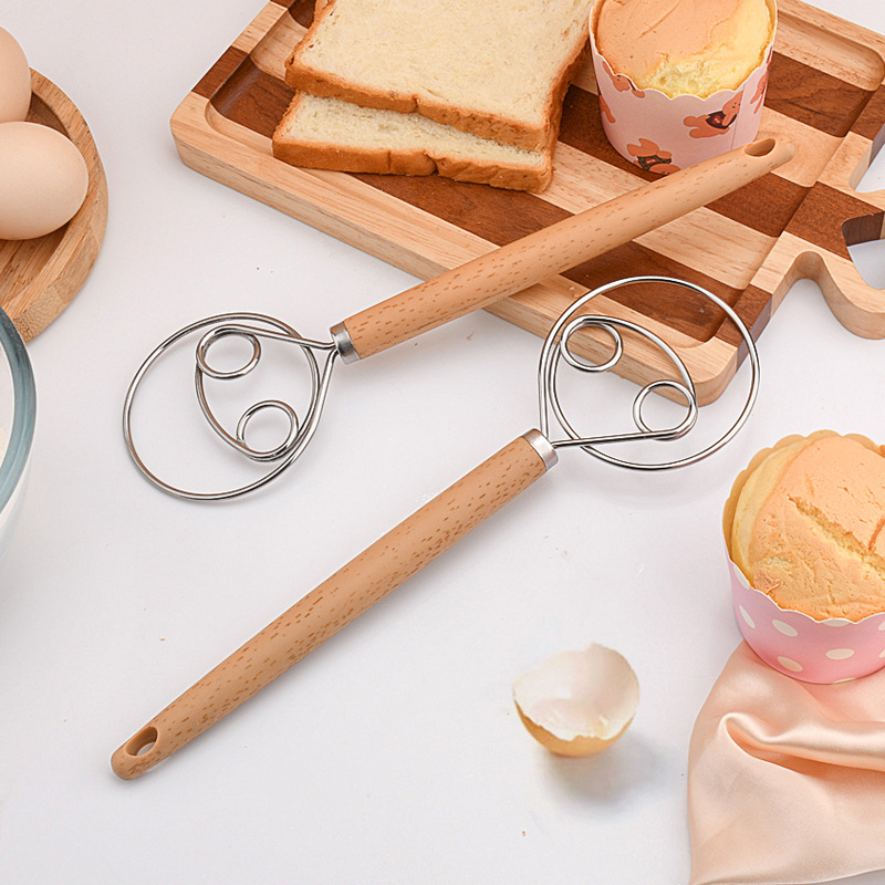 Danish Pancake Pan - Danimarka Hamur Çırpıcısı Paslanmaz Çelik, Ergonomik