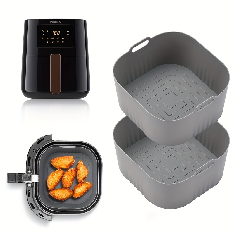 Philips Air Fryer Hd9252 - 2 Adet Kare Hava Fritöz Silikon