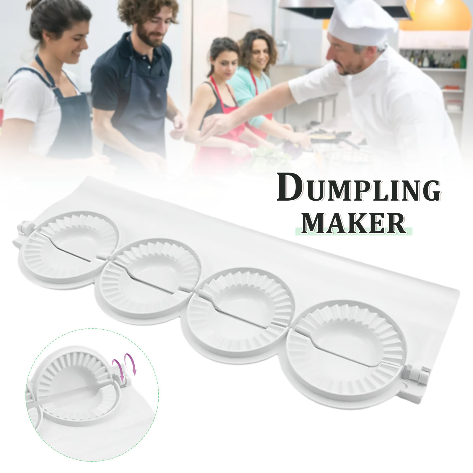 Dumpling Press Set - Büyük Diy Hamur Kalıp Hamur Basın