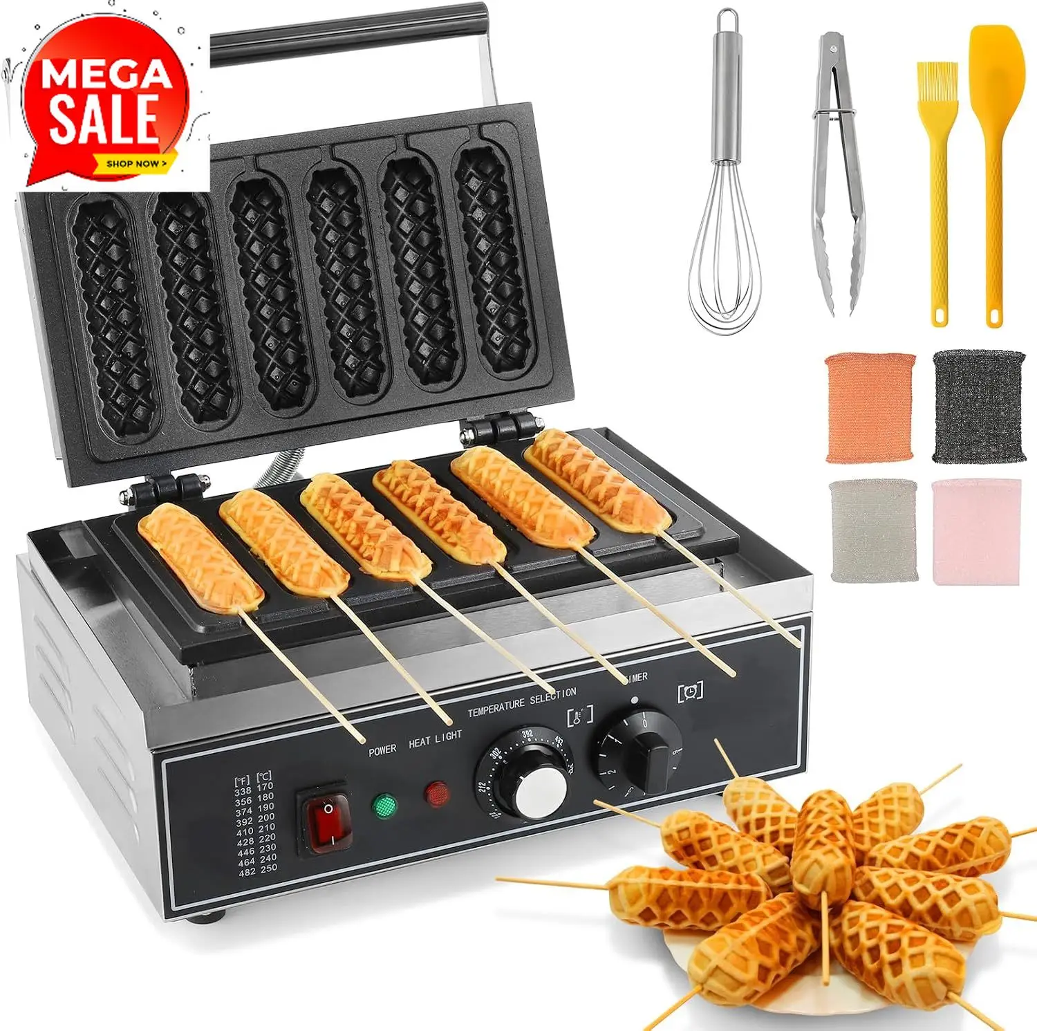 6 Adet Mısır Köpek Yapma Makin - Corn Dog Stick incelemesi ve fiyatı